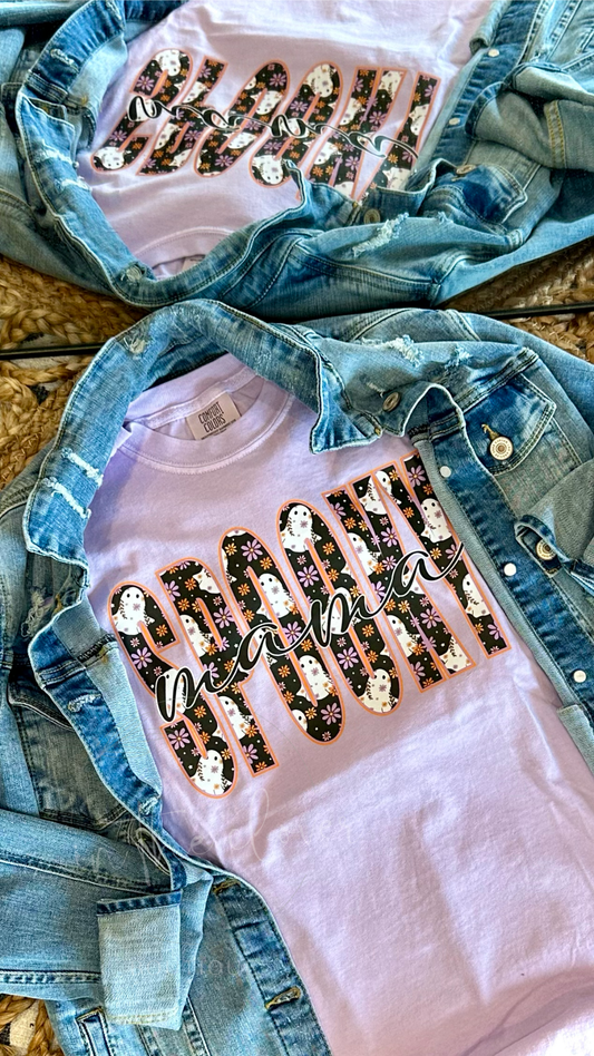 Spooky Mama - Orchid Tee