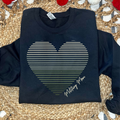 Military MOM - Black Crewneck Sweatshirt