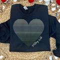 Military Wife - Black Crewneck Sweatshirt