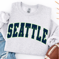 Seattle Crewneck Sweatshirt - Ash Grey