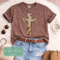 Western Painted Cross - Espresso Tee