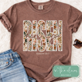 Floral Risen - Espresso Tee