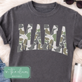 Camo Arched Mama- Pepper Tee