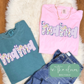 Floral Striped Lace Mama - Tee