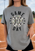 Camo Baseball Game Day - Granite Tee