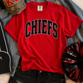 Polka Dot Chiefs - Red Tee