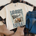 Saturday's Are For Touchdown & Football - Ivory Tee