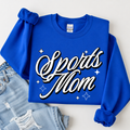 Sports Mom - Royal Blue Crewneck
