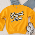 Sports Mom - Gold Crewneck