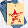 Red Polka Dot Star with Kansas City Script