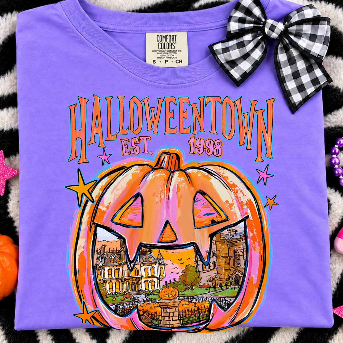 Halloween Town - Violet Tee