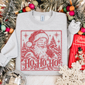 Ho Ho Ho Silhouette - Ash Crewneck