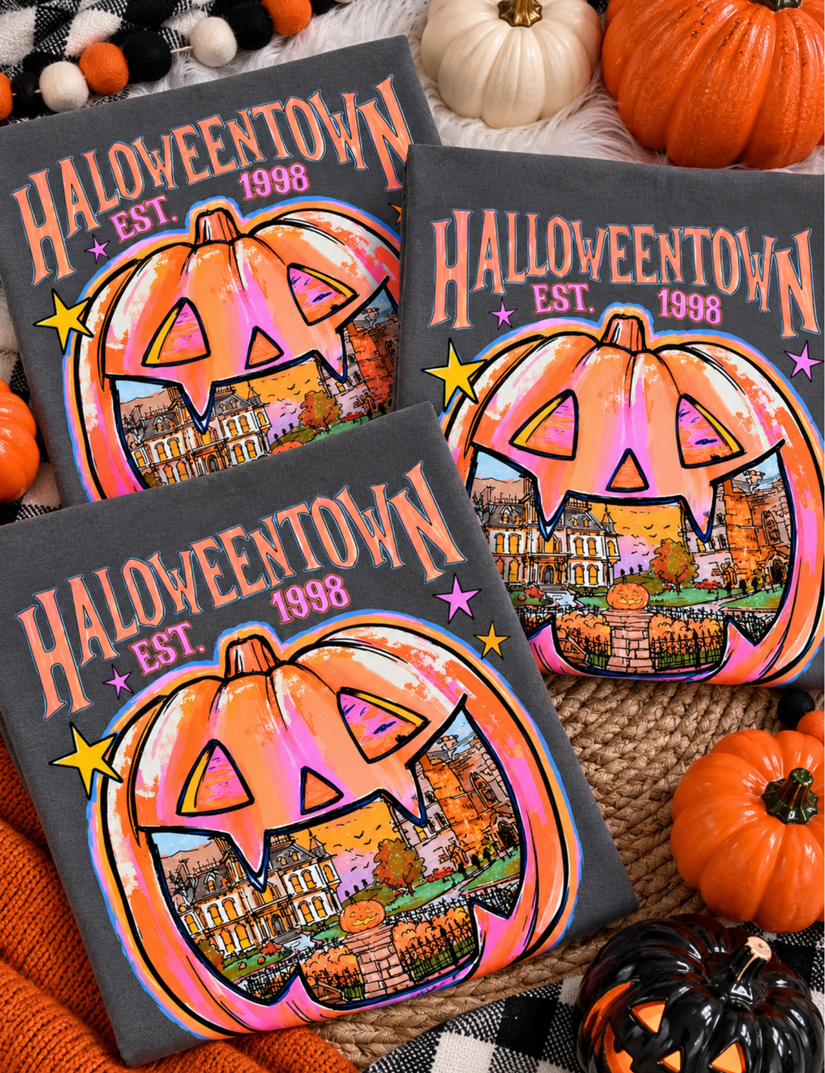 Halloween Town - Pepper Tee
