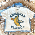 SAVANNAH BASEBALL BANANA BATTER UP - IVORY TEE