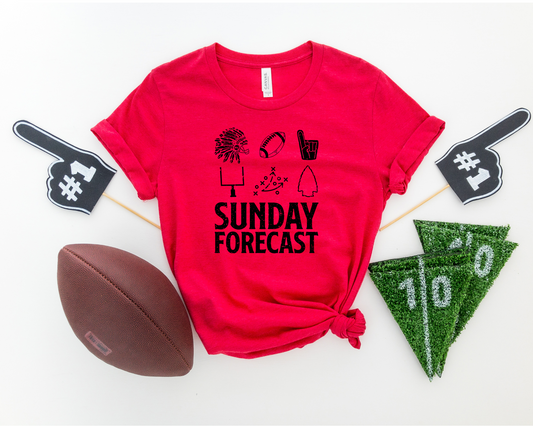 Sunday Forecast KC Red Tee