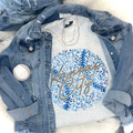 LEOPARD KANSAS CITY BASEBALL - ASH CREWNECK