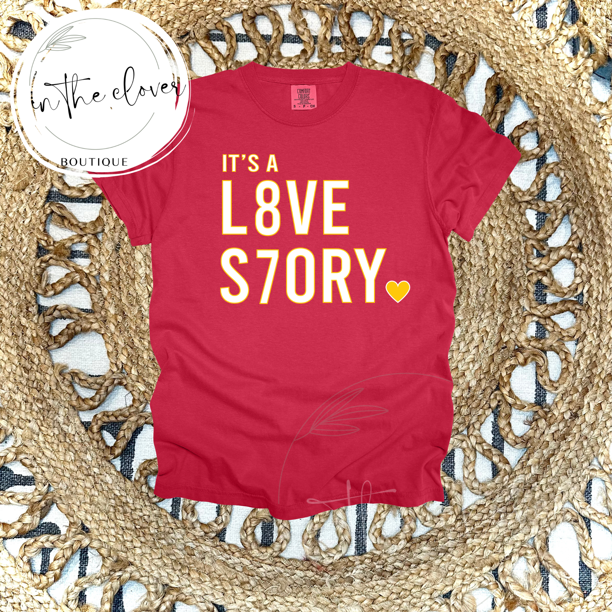 L8VE S7ORY - RED TEE