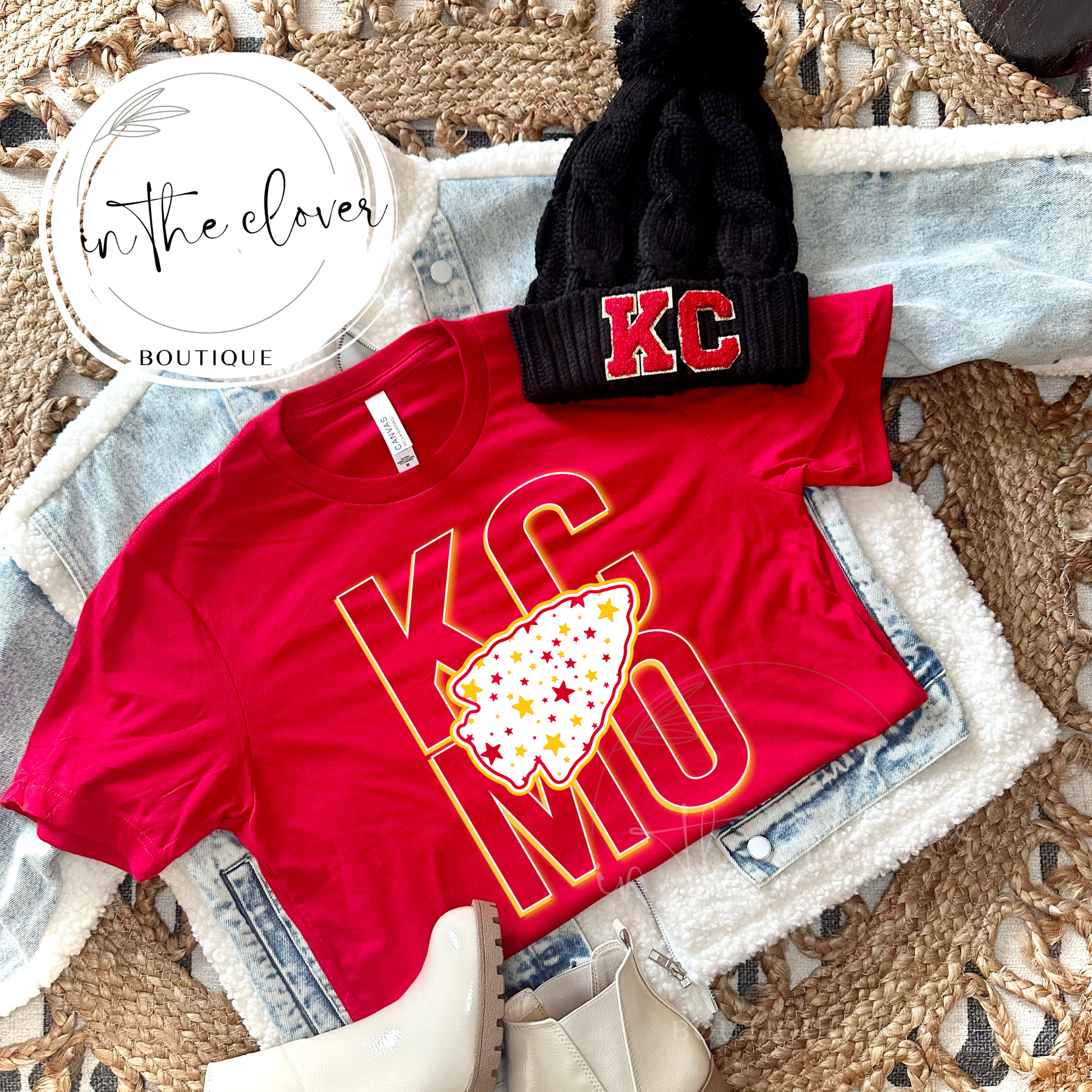 KC MO - RED TEE