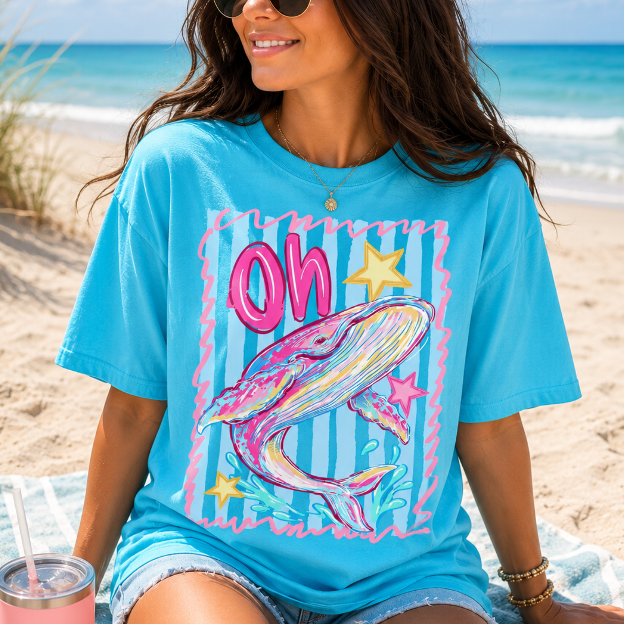 Oh Whale - Lagoon Tee