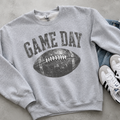 Vintage Football Game Day - Sport Grey Crewneck Sweatshirt