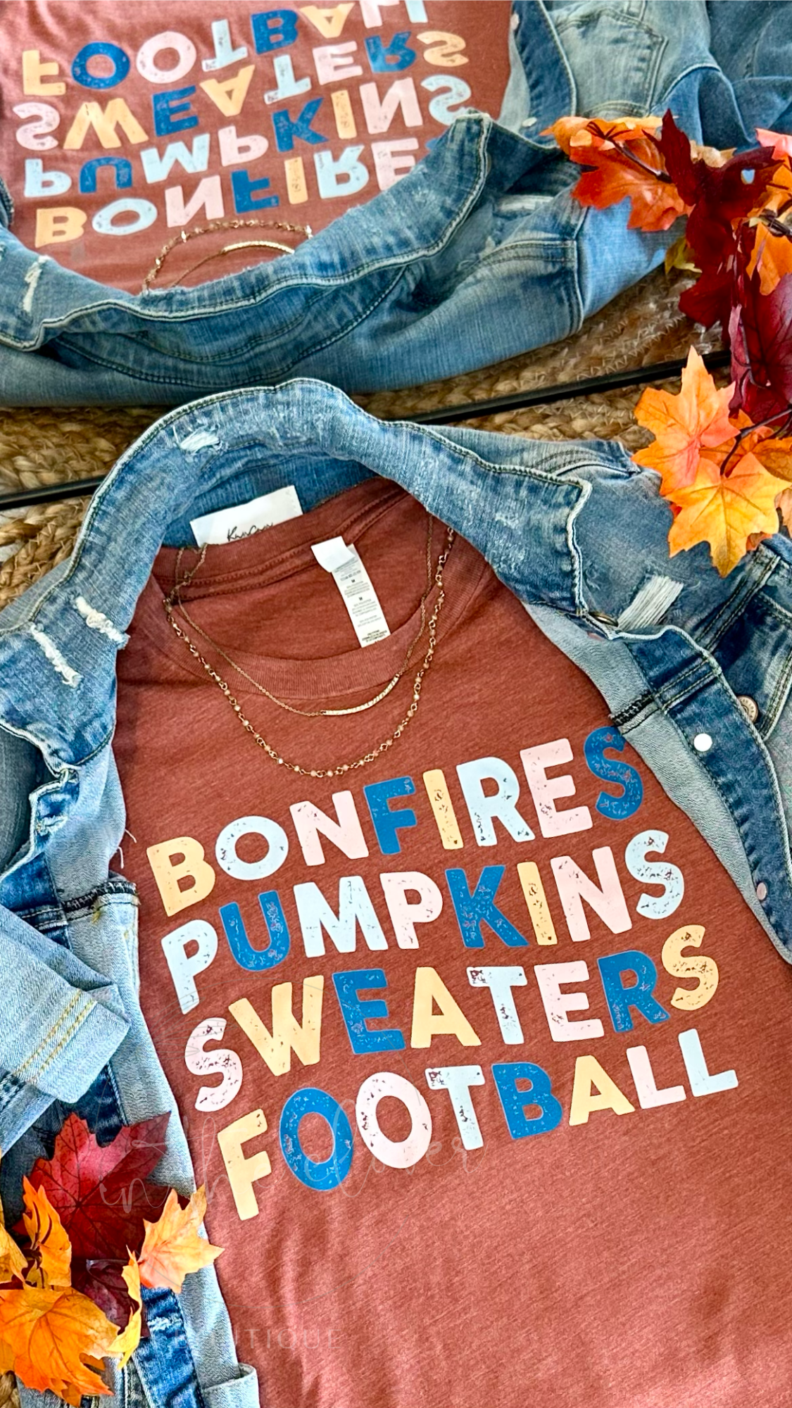 BONFIRE PUMPKINS SWEATERS FOOTBALL - TEE