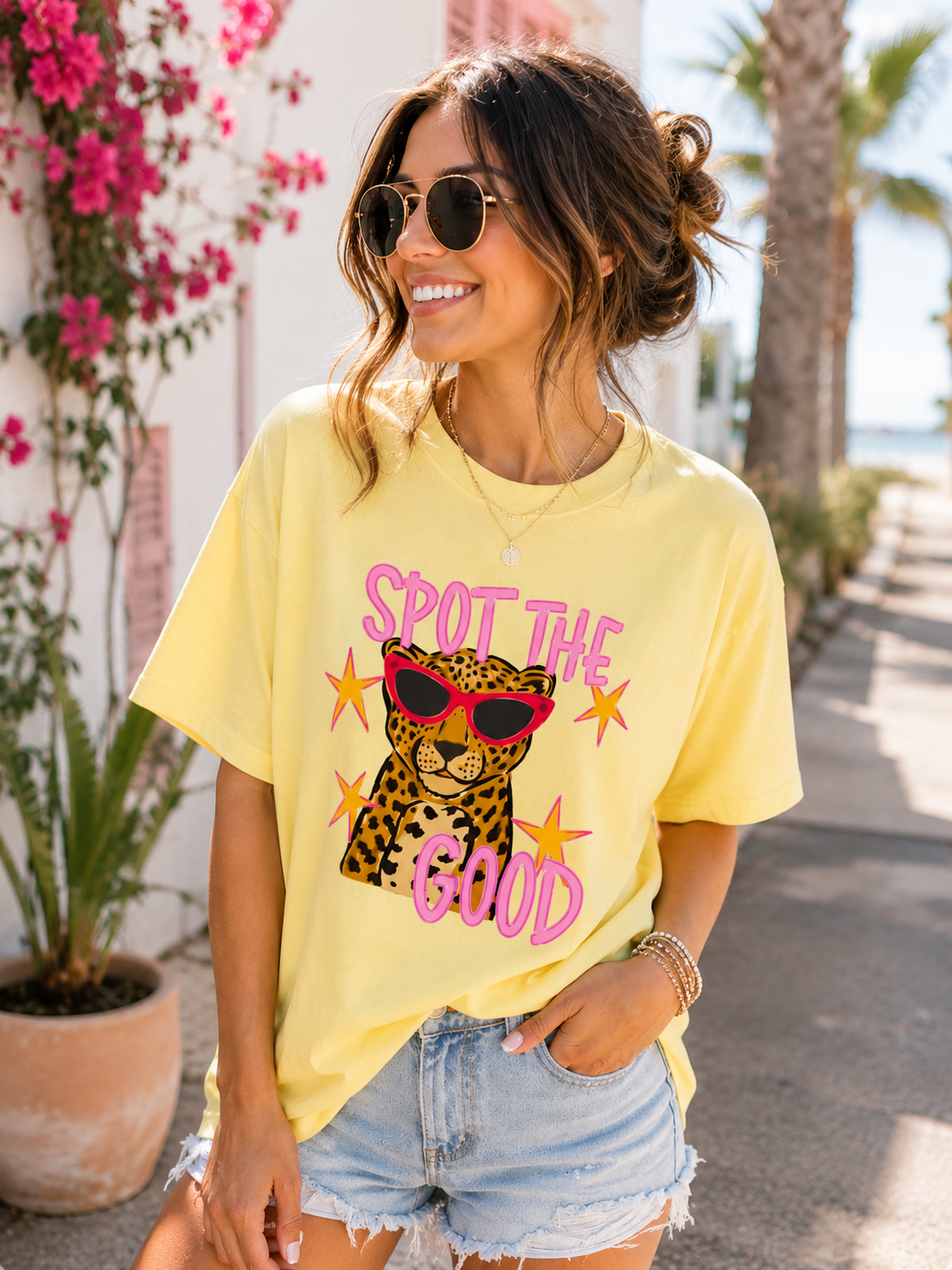 Spot the Good Cheetah - Yellow Tee