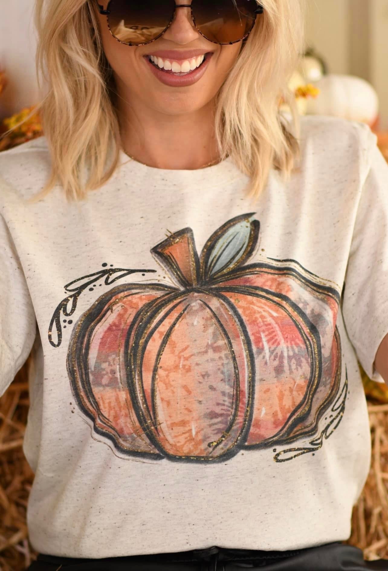 Pastel Pumpkin Tee