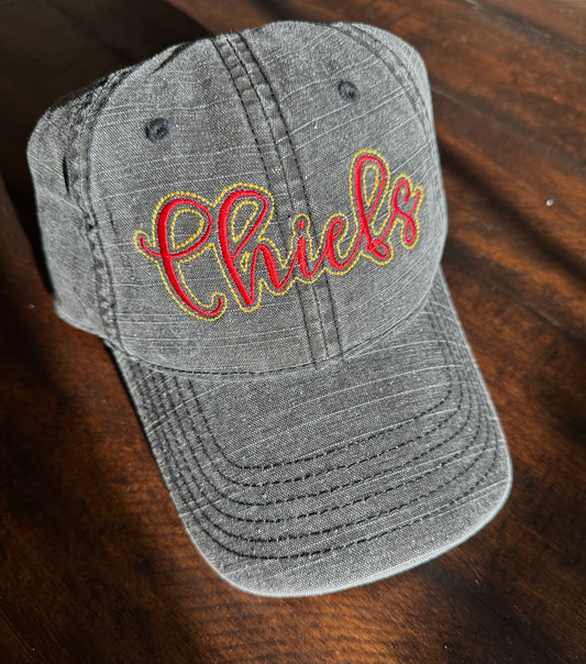 Embroidered Chiefs Hat