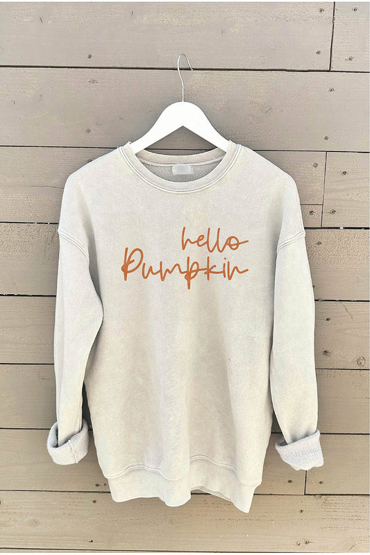 Hello Pumpkin Crewneck