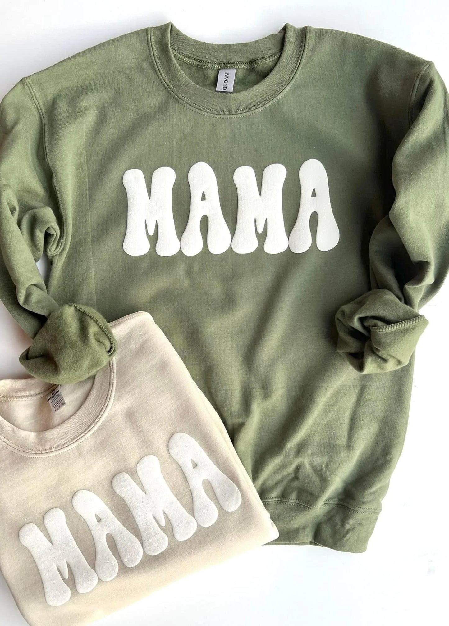 Olive Mama Crewneck