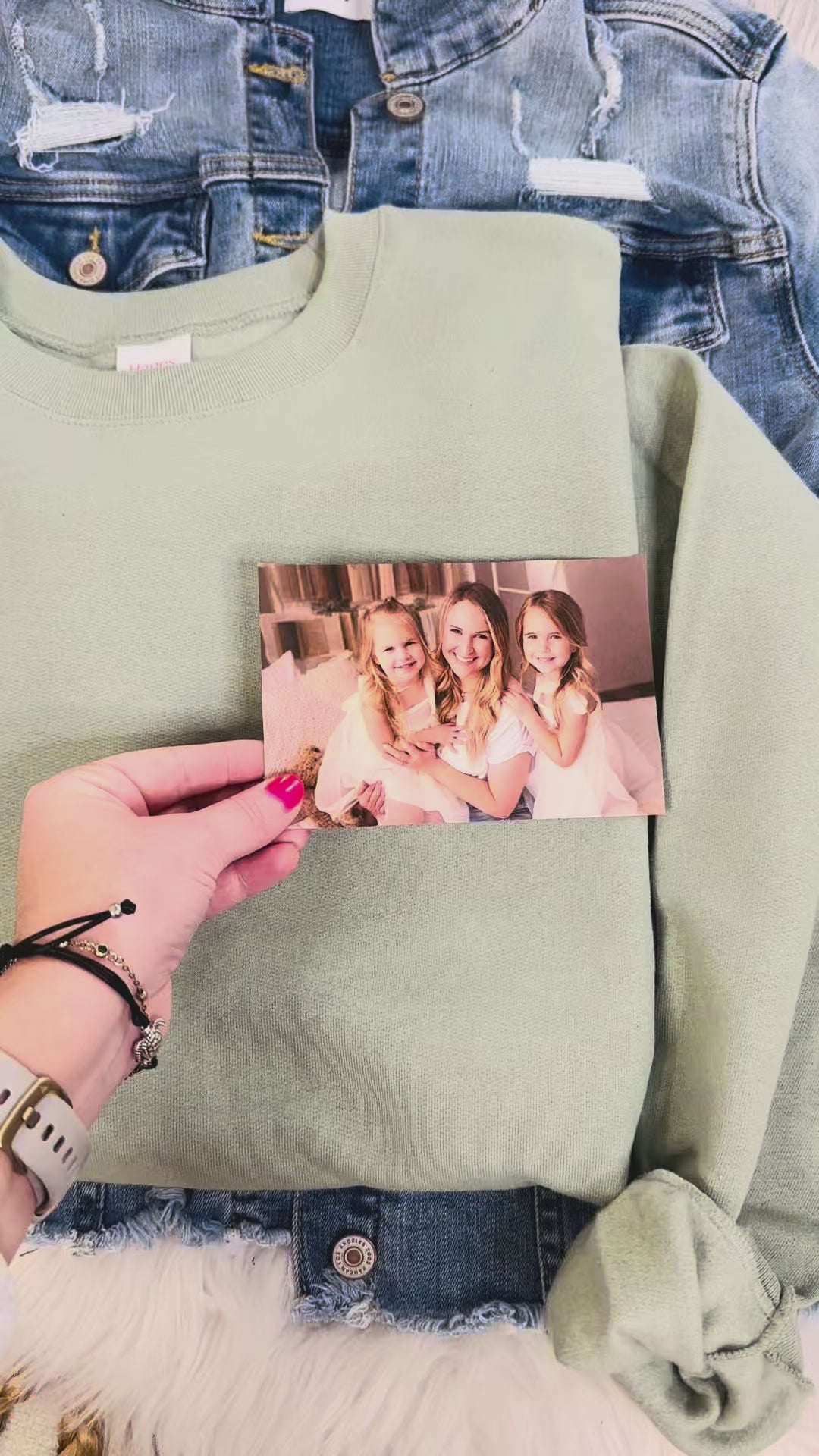 Custom OUTLINE Embroidered Sweatshirt