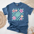 Checkered Retro Smiley Tee
