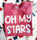 OH MY STARS - CRIMSON TEE