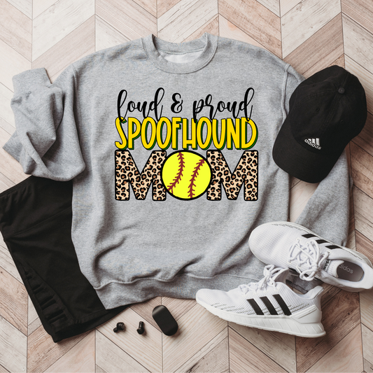 Loud & Proud Spoofhound Softball Mom